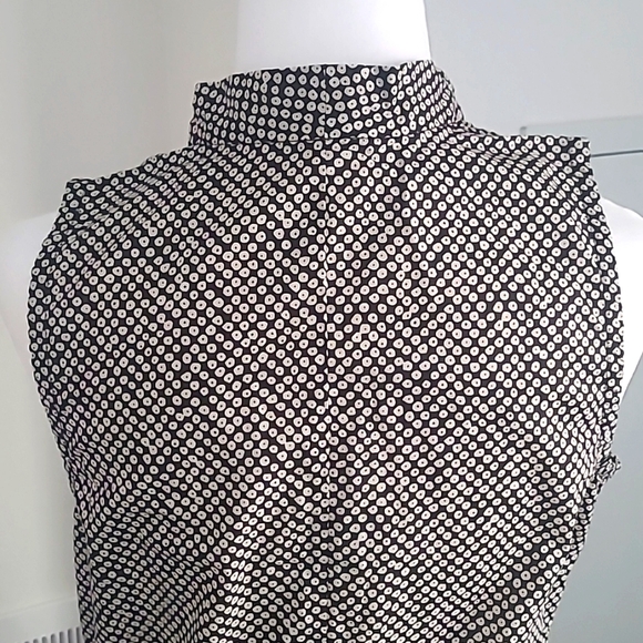 Eileen Fisher Bandini Print Organic Cotton Minidress sz XS - Picture 5 of 8